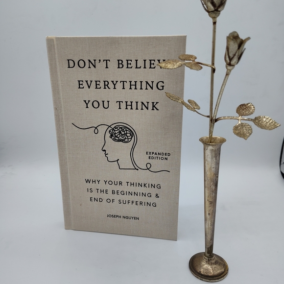 Don't Believe Everything You Think By Joseph Nguyen, Rare Ted Arnold Silver Rose - Picture 2 of 2